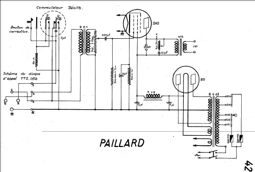 NF-Telefonrundspruch 42N; Paillard AG; St. (ID = 15172) Wired-W