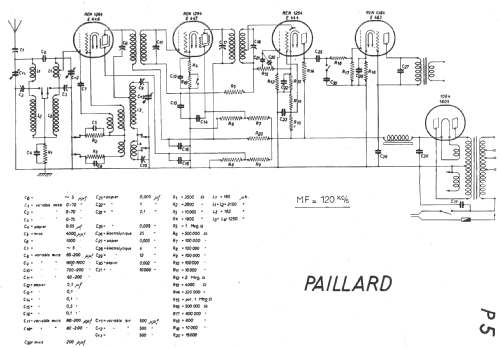 P5; Paillard AG; St. (ID = 15183) Radio