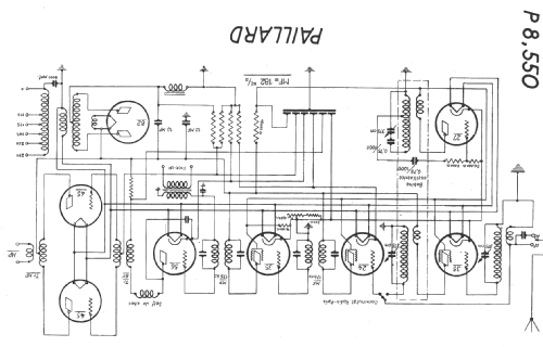 P8-550; Paillard AG; St. (ID = 15184) Radio