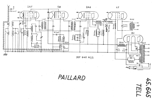 Tell 645; Paillard AG; St. (ID = 15201) Radio