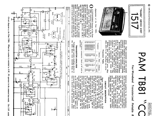 Courier TB81; Pamphonic (ID = 1325375) Radio