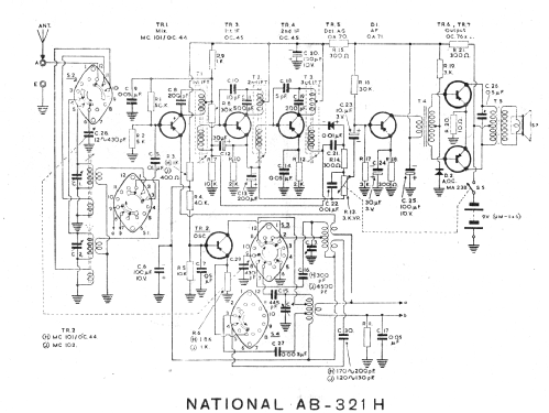 National AB-321H; Panasonic, (ID = 1775087) Radio