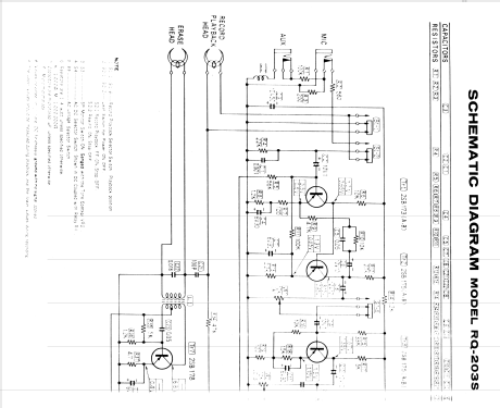 Cassette 203 RQ-203S; Panasonic, (ID = 1679134) R-Player