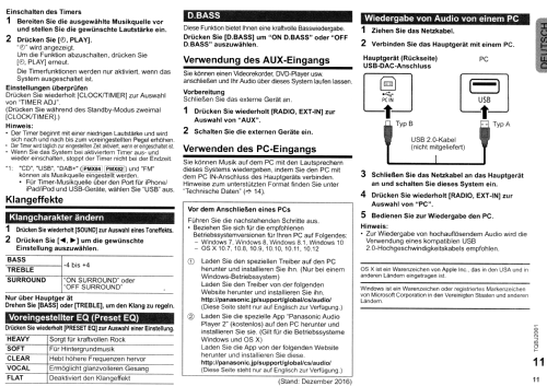 CD-Stereoanlage SA-PMX84; Panasonic, (ID = 2339735) Radio