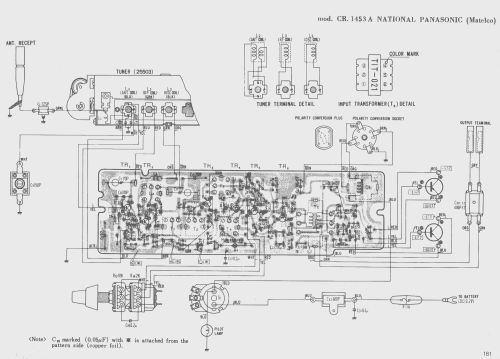 CR-1453A; Panasonic, (ID = 2919641) Car Radio