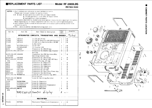 DR 28 RF-2800 LBS; Panasonic, (ID = 2499908) Radio