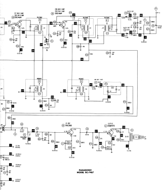 FM-AM Clock Radio 7-Transistor 6-Diode RC-7467; Panasonic, (ID = 2721857) Radio