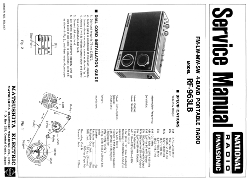 GX-2002 RF-963LB; Panasonic, (ID = 2101907) Radio