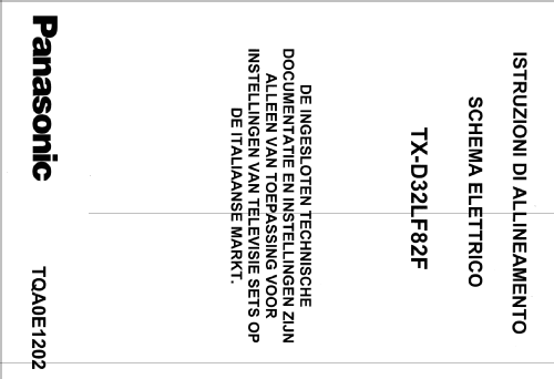 LCD-Television TX-D32LF82F; Panasonic, (ID = 2202793) Televisore