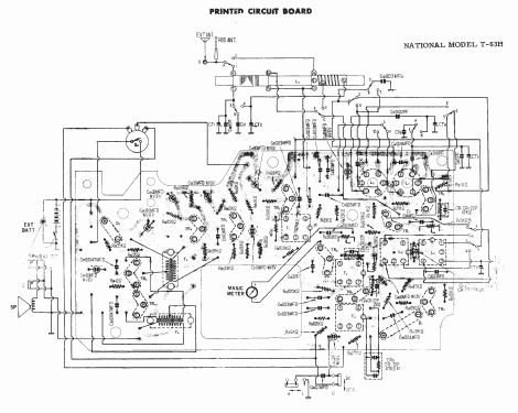 National 2-Band 10-Transistor T-63 H; Panasonic, (ID = 1727405) Radio