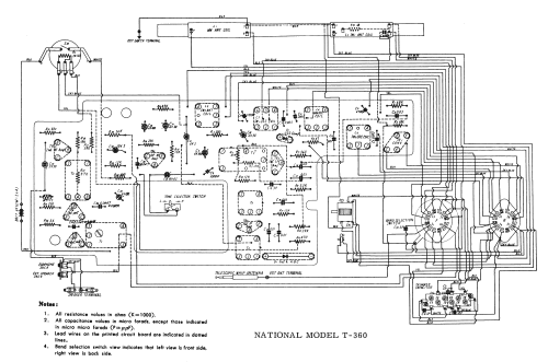 National 3 Band 7 Transistor T-360; Panasonic, (ID = 1730478) Radio