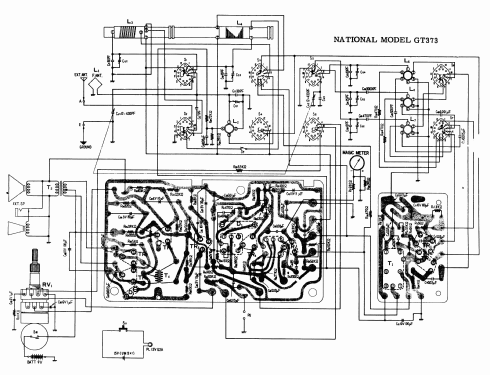 National 3 Band 8 Transistor GT-373; Panasonic, (ID = 1734695) Radio