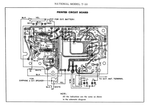 National 6-Transistor T-50; Panasonic, (ID = 1725794) Radio