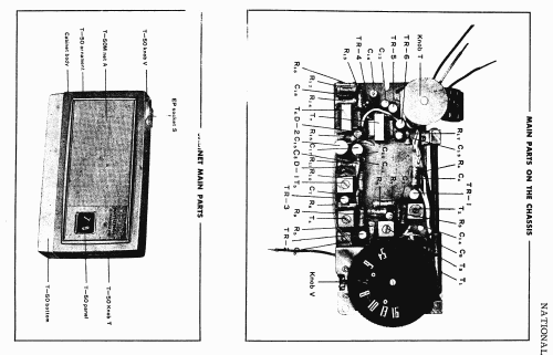 National 6-Transistor T-50; Panasonic, (ID = 1725795) Radio