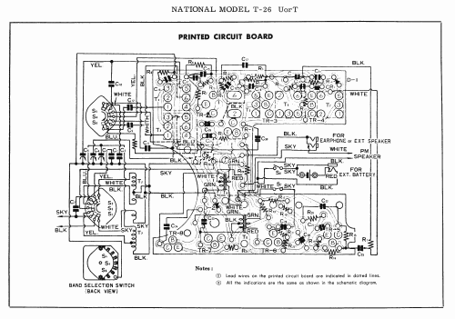 National 8-Transistor 2-Band T-26U; Panasonic, (ID = 1725317) Radio