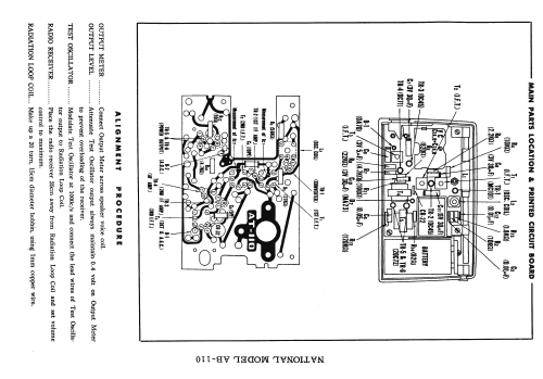 National AB-110; Panasonic, (ID = 1687565) Radio