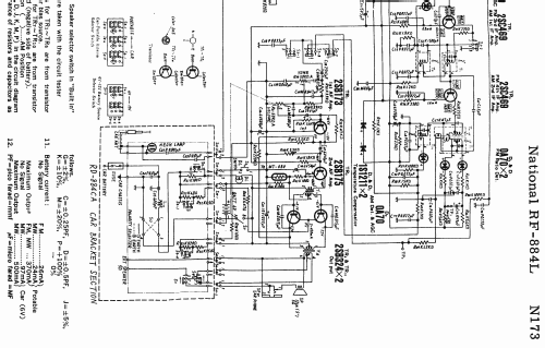 National Panasonic 4 Band 10 Transistor RF-884L; Panasonic, (ID = 1724391) Radio