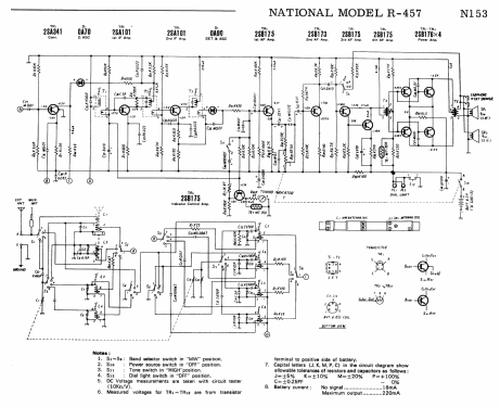 National Panasonic 4 Band 12 Transistor R-457; Panasonic, (ID = 1723170) Radio
