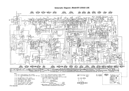 National Panasonic GX600 5 Band RF-1150LB; Panasonic, (ID = 2311755) Radio