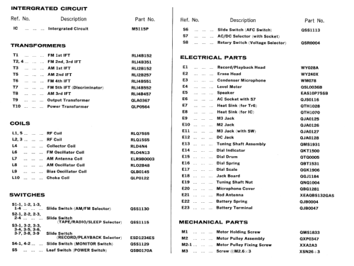 National Panasonic RQ-237S; Panasonic, (ID = 2146792) Radio