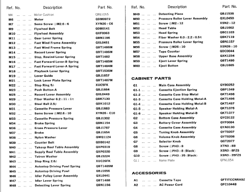 National Panasonic RQ-237S; Panasonic, (ID = 2146793) Radio