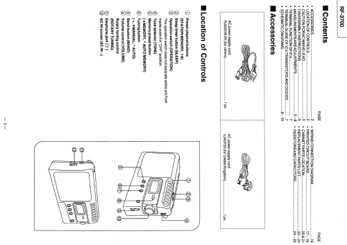 Panasonic GX700 RF-3700; Panasonic, (ID = 1983909) Radio