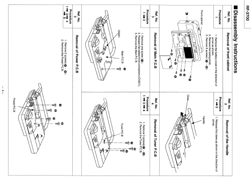 Panasonic GX700 RF-3700; Panasonic, (ID = 1983911) Radio