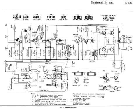 National Panasonic 3 Band 9 Transistor R-321; Panasonic, (ID = 1684431) Radio