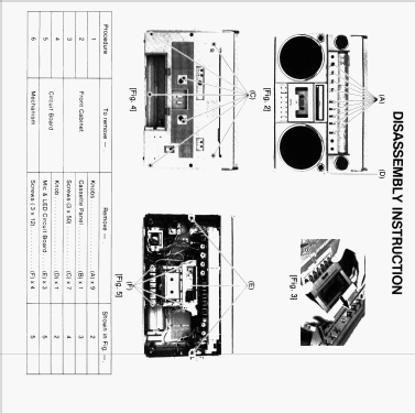 Panasonic Radio Cassette RX-5150LS; Panasonic, (ID = 2066105) Radio
