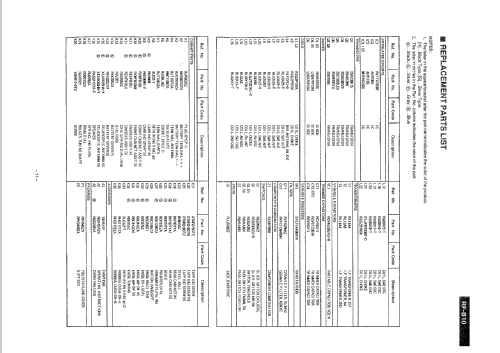 RF-B10; Panasonic, (ID = 2311221) Radio