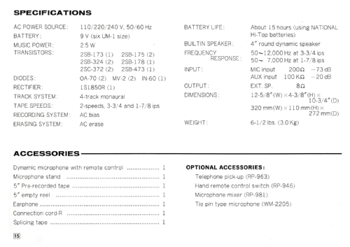 RQ-504S; Panasonic, (ID = 2781424) Enrég.-R