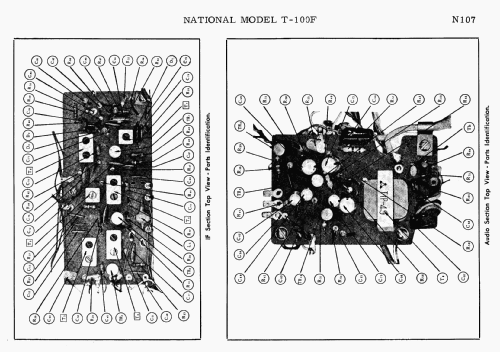 National Panasonic AM-FM T-100F; Panasonic, (ID = 2656386) Radio