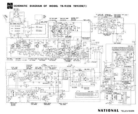 TR-932B; Panasonic, (ID = 2726020) Television