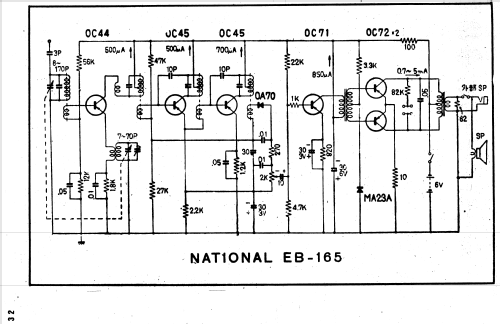 National Transistor-Six EB-165; Panasonic, (ID = 1573835) Radio