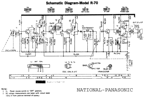 Panapet - Expo Kapsel R-70; Panasonic, (ID = 487816) Radio