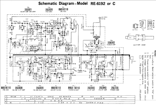 RE-6192 & RE-6192C; Panasonic, (ID = 778151) Radio