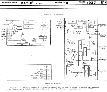 10 Ch= 1037; Pathé Radio, Pathé (ID = 220372) Radio