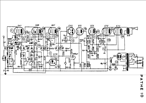 10 Ch= 1037; Pathé Radio, Pathé (ID = 653843) Radio