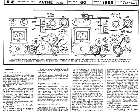 60 Ch= 435; Pathé Radio, Pathé (ID = 215827) Radio