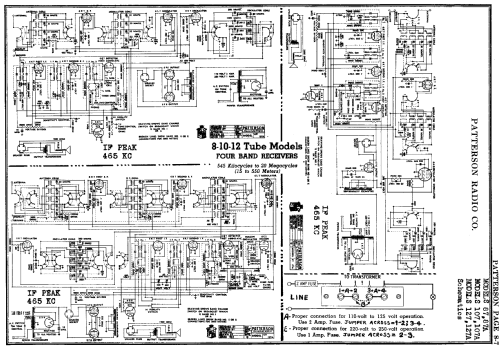 87A Chassis Only; Patterson Radio Co. (ID = 1630575) Radio