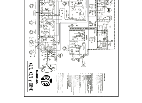 PYE X-6 /E; Payma Industrias (ID = 2530340) Televisore
