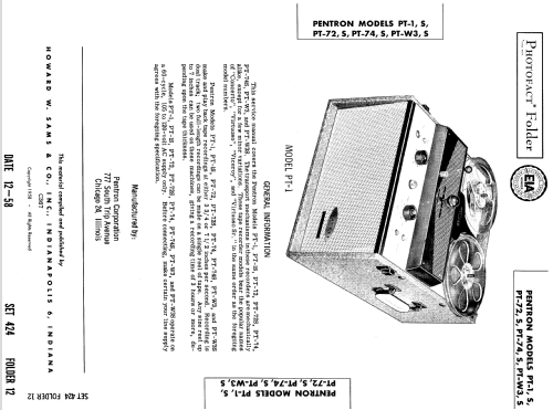 PT-W3 ; Pentron Corporation; (ID = 740589) Sonido-V