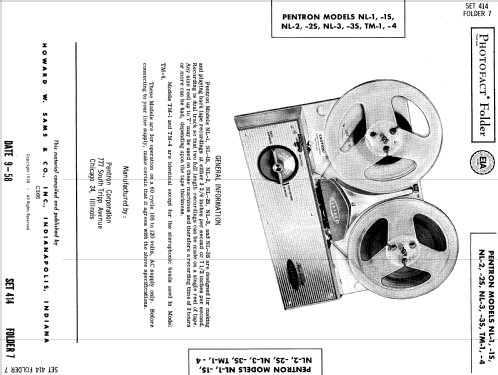 TM-1 ; Pentron Corporation; (ID = 778338) Sonido-V