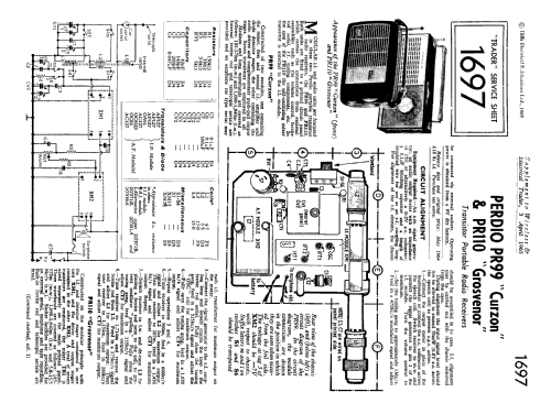 Curzon PR99; Perdio Electronics (ID = 2322343) Radio