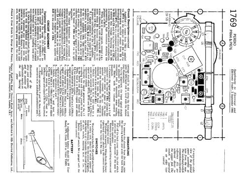 Strand PR44; Perdio Electronics (ID = 2316509) Radio