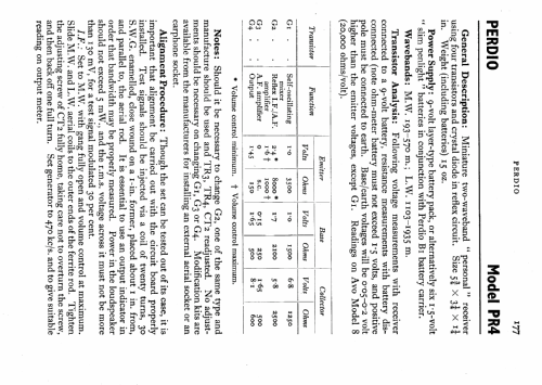 PR4; Perdio Electronics (ID = 577192) Radio