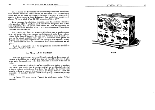 Générateur HF/VHF vobulé GVB5; Perlor Radio; Paris (ID = 2542989) Equipment