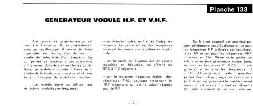 Générateur HF/VHF vobulé GVB5; Perlor Radio; Paris (ID = 2705259) Equipment