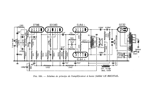 Recital Amplificateur ; Perlor Radio; Paris (ID = 1712276) Ampl/Mixer