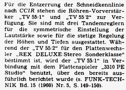 Rex Deluxe Sonderklasse Stereo; Perpetuum-Ebner PE; (ID = 2516963) R-Player